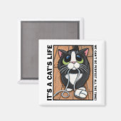 Can't Be Perfect v.01 - It's A Cat's Life Magnet (Recto/Verso)