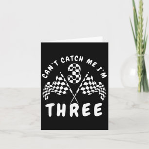Cant Catch Me op het 3e verjaardagsfeestje Kaart