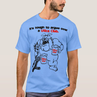 Cant ruzie over een Utica Club Beer Retro Defunct T-shirt