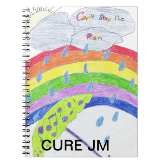"CANT STOP THE RAIN" kunst door "Emma" Notitieboek