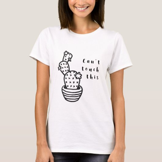 Cant Touch Cactus T-shirt (Voorkant)