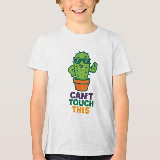 Cant Touch Dit Cactus Shirt Grappig Prickly T-shir (Voorkant)