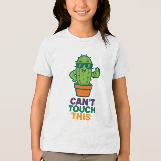 Cant Touch Dit Cactus Shirt Grappig Prickly T-shir (Voorkant)
