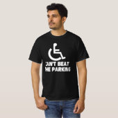 Cant versloeg de parkeerhandicap rolstoel t-shirt (Voorkant volledig)