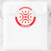 Cantabria Infinita 2012 Ronde Sticker (Tas)