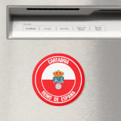 Cantabria Round Emblem Magneet (Insitu (Vaatwasser))