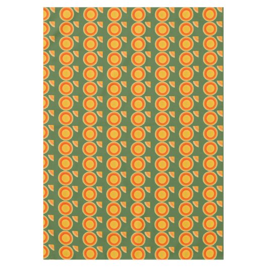 Cantalope Cantaloupe Fruit Nappe 100% Coton (Devant)