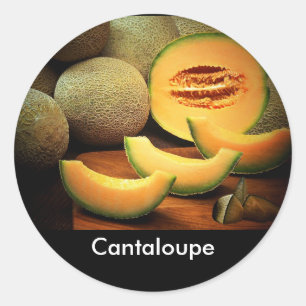 Cantaloupe Ronde Sticker