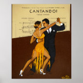 cantando tango poster (Voorkant)