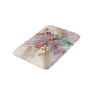 CANTATA in PASTEL MAJEUR Abstracte Kunst Badmat