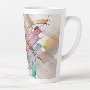 CANTATA in PASTEL MAJEUR Abstracte Kunst Latte Mok