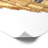 Canterbury Cathedraal. Groot-Brittannië Poster (Hoek)