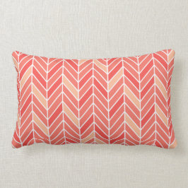 Cantilevered Chevron smal | perziken Kussen