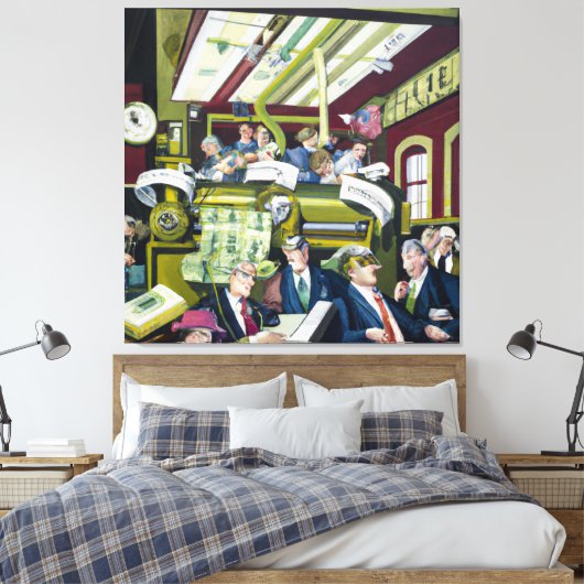 Cantillon Effect Canvas Afdruk (Insitu (Slaapkamer))