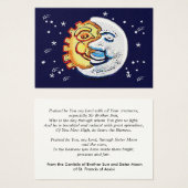 Cantique de Saint François (Devant & derrière)