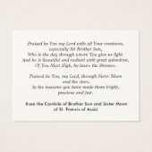 Cantique de Saint François (Dos)