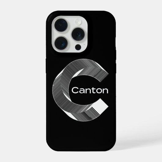 canton crypto iphone case hoesje (Achterkant)