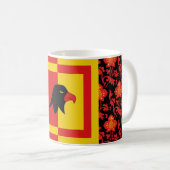 Canton de Falconcrée Populace Badge Café Mug (Devant droit)