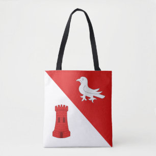 Canton Gallavally Bevolking Badge Tote Tas