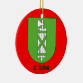 Canton St Gallen * ornement de Noël (Droite)