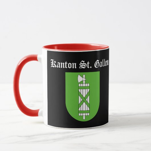 Canton St. Gallen, Suisse Mug (Gauche)
