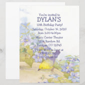 Canton thème anniversaire invitations flyer (Devant / Derrière)