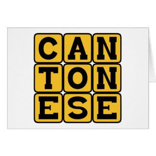 Cantonais, Langue de Chine