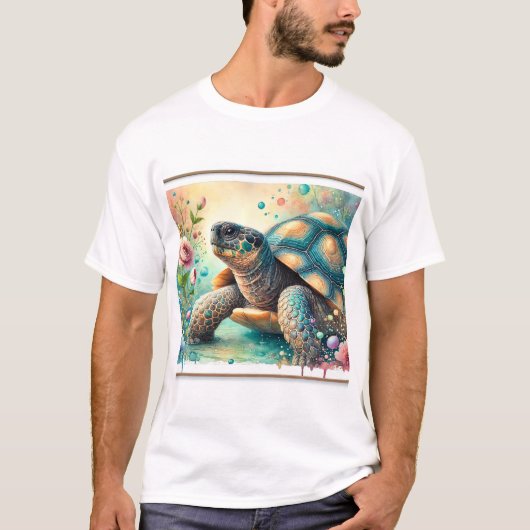 Cantors giant softshell turtle 060824AREF136 - Wat T-shirt (Voorkant)