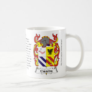 Cantu, de oorsprong, de betekenis en de crest koffiemok