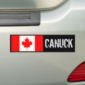 Canuck Bumpersticker (Op auto)