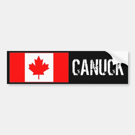 Canuck Bumpersticker (Voorkant)
