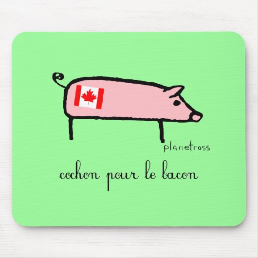 Canuck cochon muismat (Voorkant)