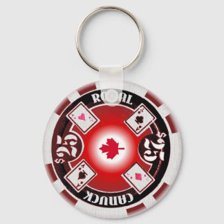 Canuck Royal Poker Sleutelhanger