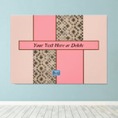 Canvas 2 (Perzik LED S.C.C.) RFPMDesigns ©️2023/4 (Insitu (Houten vloer))