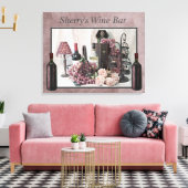Canvas 30 x 24-inch "Sherry's" wijnstang Afdruk (Insitu (Woonkamer))