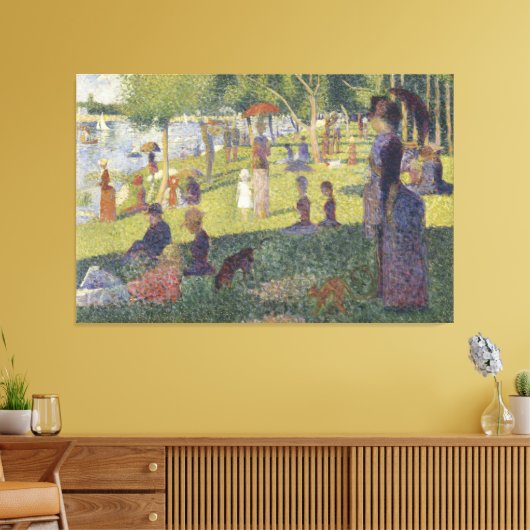 Canvas A Sunday Aftermiddag Island La Grande Jatte (Insitu (Woonkamer))