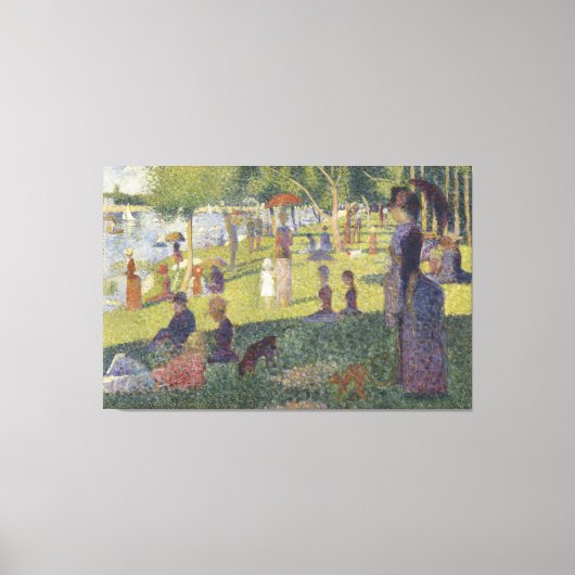 Canvas A Sunday Aftermiddag Island La Grande Jatte (Voorkant)