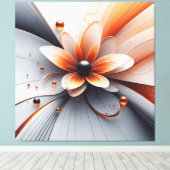 Canvas abstracte flora muur kunst (Insitu (Houten vloer))