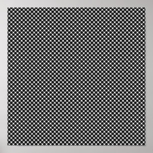 Canvas abstracte optische Stippen Poster