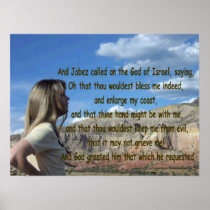 Canvas Afbeelding Jabez Prayer Poster