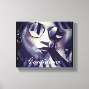 Canvas afbeelding van mooie vrouwen. afdruk
