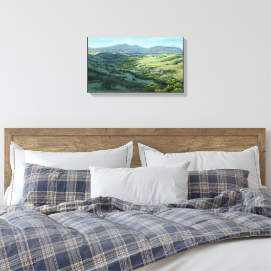 Canvas-afdruk "Diablo Southern Uitzicht" Canvas Afdruk (Insitu (Slaapkamer))