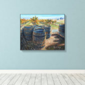 Canvas Afdrukken "Achter de kofferruimte" (Insitu (Houten vloer))