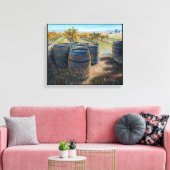 Canvas Afdrukken "Achter de kofferruimte" (Insitu (Woonkamer))