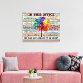 Canvas afdrukken in deze Kantoor (Insitu (Woonkamer))