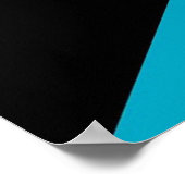 Canvas afdrukken met vlag van Bahama's Poster (Hoek)