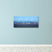 Canvas afdrukken - Wind Boerderij op delta (Insitu (Houten vloer))