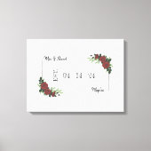 Canvas Alternative Wedding Guest Book CDM&S (Voorkant)