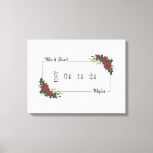 Canvas Alternative Wedding Guest Book CDM&S Afdruk