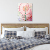 Canvas Art Blossoming 1934 door Paul Klee, Abstrac (Insitu (Slaapkamer))